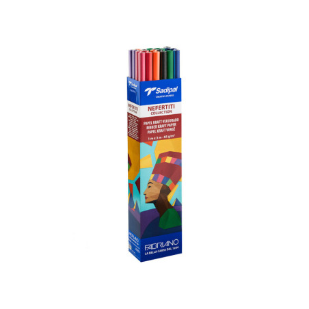 PAPEL KRAFT VERJURADO NEFERTITI VIOLETA 1X25M VERJURADO SADIPAL