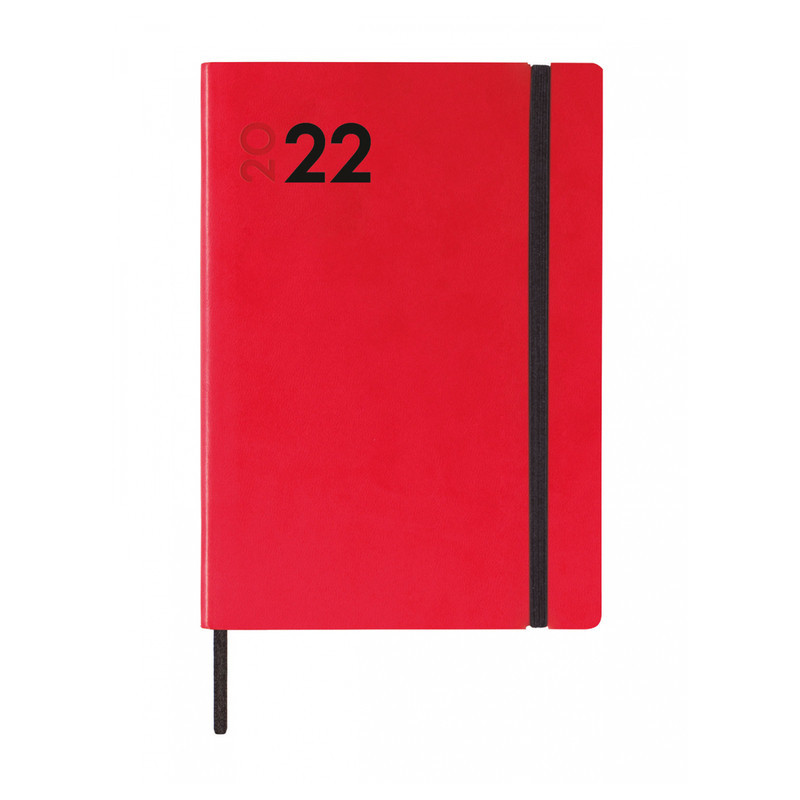 AGENDA ENCUADERNADA ANUAL MARA Y10 1DP 2022 ROJO+ FINOCAM22 621163022