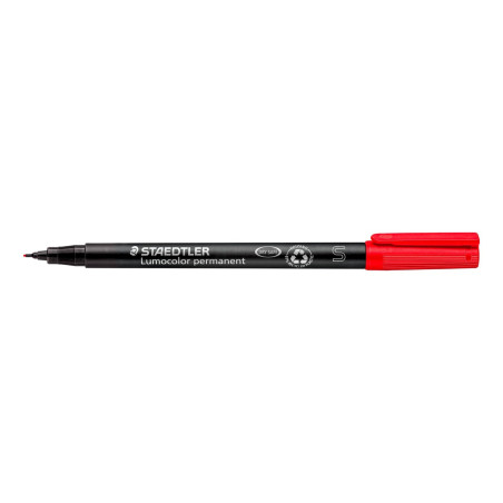 ROTULADOR STAEDTLER LUMOCOLOR SUPER ROJO 313 C/10U