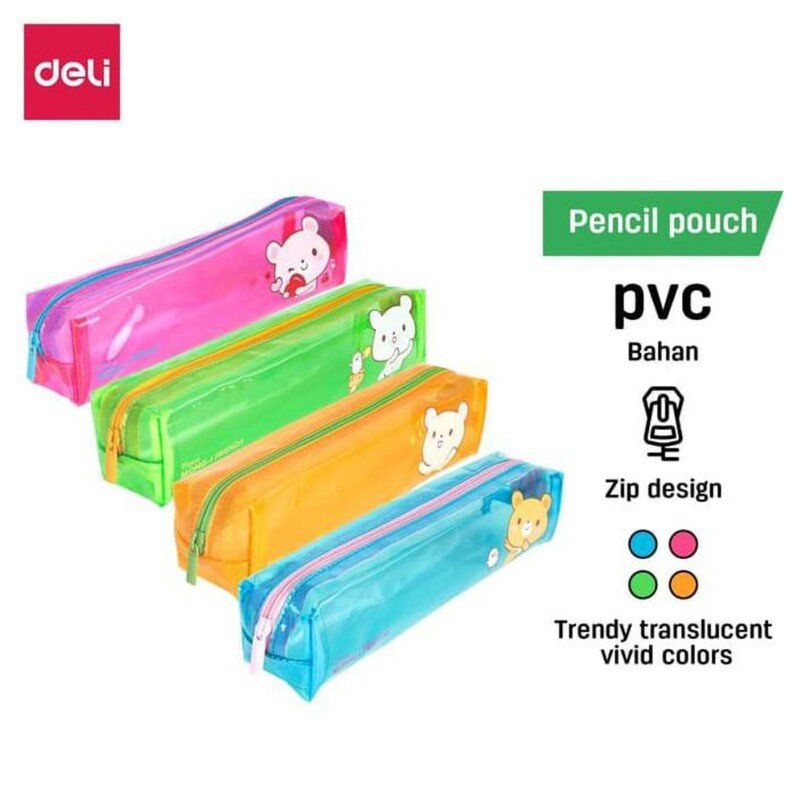 PORTATODO DELI CUADRADO TRANSPARENTE COLORES SURTIDOS EZ85802 UNIDAD