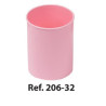 CUBILETE PLASTICO OPACO FAIBO ROSA PASTEL 206-32