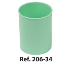 CUBILETE PLASTICO OPACO FAIBO VERDE PASTEL 206-34