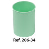 CUBILETE PLASTICO OPACO FAIBO VERDE PASTEL 206-34