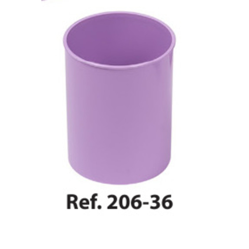 CUBILETE PLASTICO OPACO FAIBO VIOLETA PASTEL 206-36