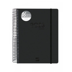 AGENDA ESPIRAL ESCOLAR FINOCAM22 16 MESES IKON E10 1DP 22-23 NEGRO INTL+ E10 - 155X212 626710123