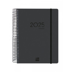 AGENDA ESCOLAR FINOCAM24 16M.IKON E10 15,5*21,2 1DP 24-25 NEGRO INTL+ 626710125