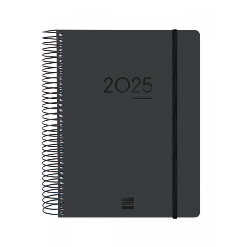 AGENDA ESCOLAR FINOCAM24 16M.IKON E10 15,5*21,2 1DP 24-25 NEGRO INTL+ 626710125