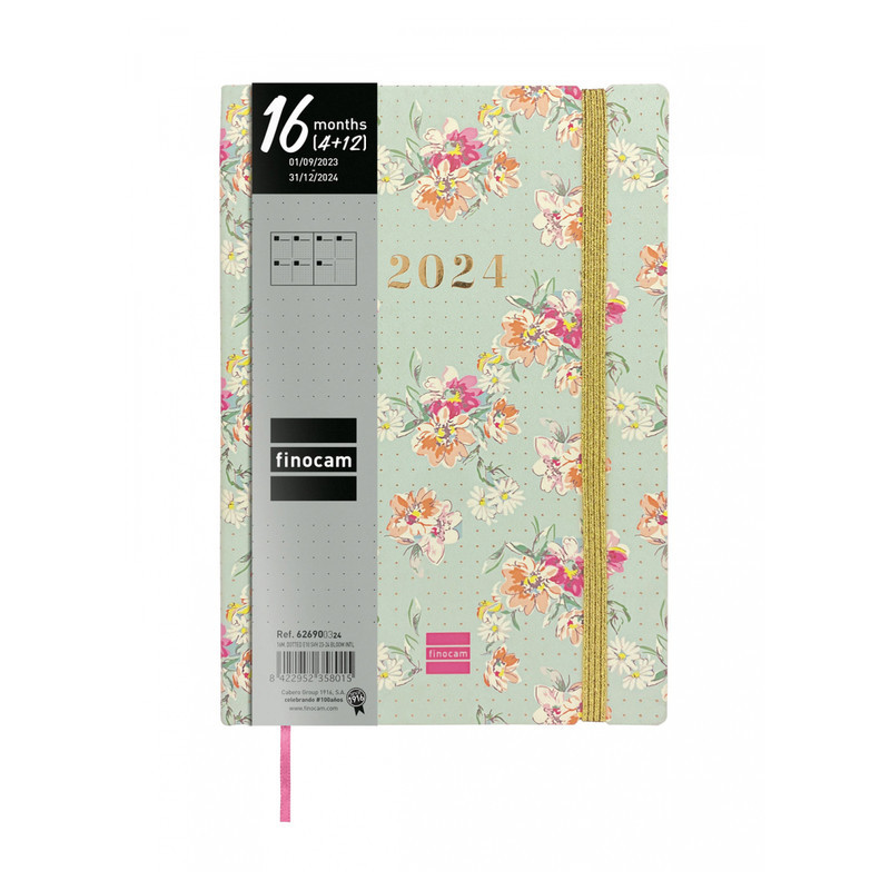 AGENDA ESCOLAR FINOCAM23  16 MESES DOTTED SVH 23-24 BLOOM INTL+ Y10 - 140*204 626900324