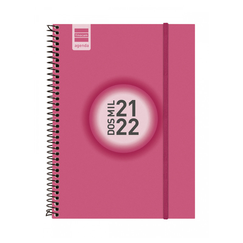 AGENDA ESCOLAR FINOCAM21 ESPIR COLOR E10 SV 21-22 ROSA+ 630564522