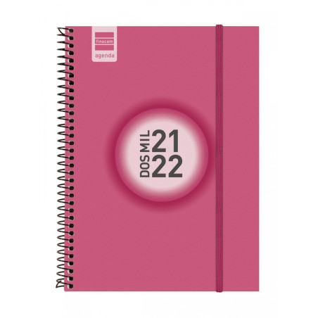 AGENDA ESCOLAR FINOCAM21 ESPIR COLOR E10 SV 21-22 ROSA+ 630564522