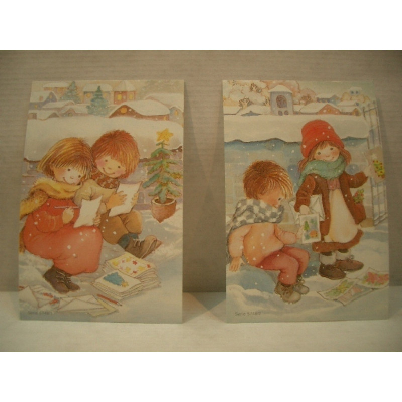 CHRISTMAS EDICROMO TARJETON PEQUEÑO 5748 ^