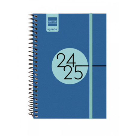 AGENDA ESCOLAR FINOCAM24 ESPIR E8 12*17,1 SVH 24-25 AZUL+ 633481525