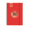 AGENDA ESCOLAR FINOCAM23  ESPIR LABEL SVH 23-24 ROJO+ E8 - 120*171 633483024