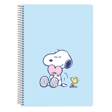 LIBRETA CUARTO 80 H. TAPAS DURAS 1DISEÑ SNOOPY "LOVE" SAFTA25 ENERO 512539065