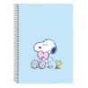 LIBRETA CUARTO 80 H. TAPAS DURAS 1DISEÑ SNOOPY "LOVE" SAFTA25 ENERO 512539065
