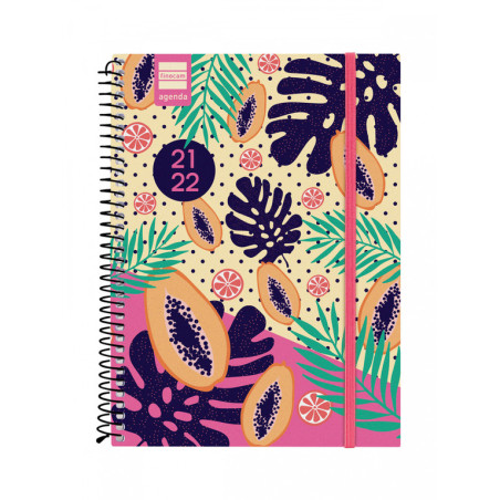 AGENDA ESCOLAR FINOCAM21 SEC.FRUIT 1/4 SV 21-22+ 634203122