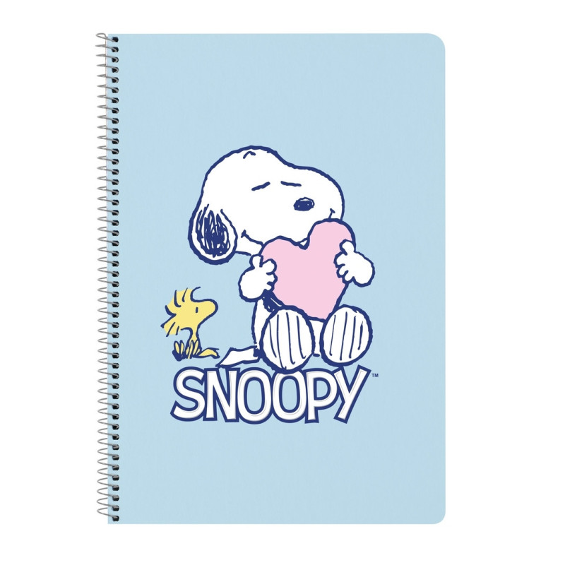 LIBRETA FOLIO 80 H. TAPAS DURAS 1DISEÑO SNOOPY "LOVE" SAFTA25 ENERO 512539066