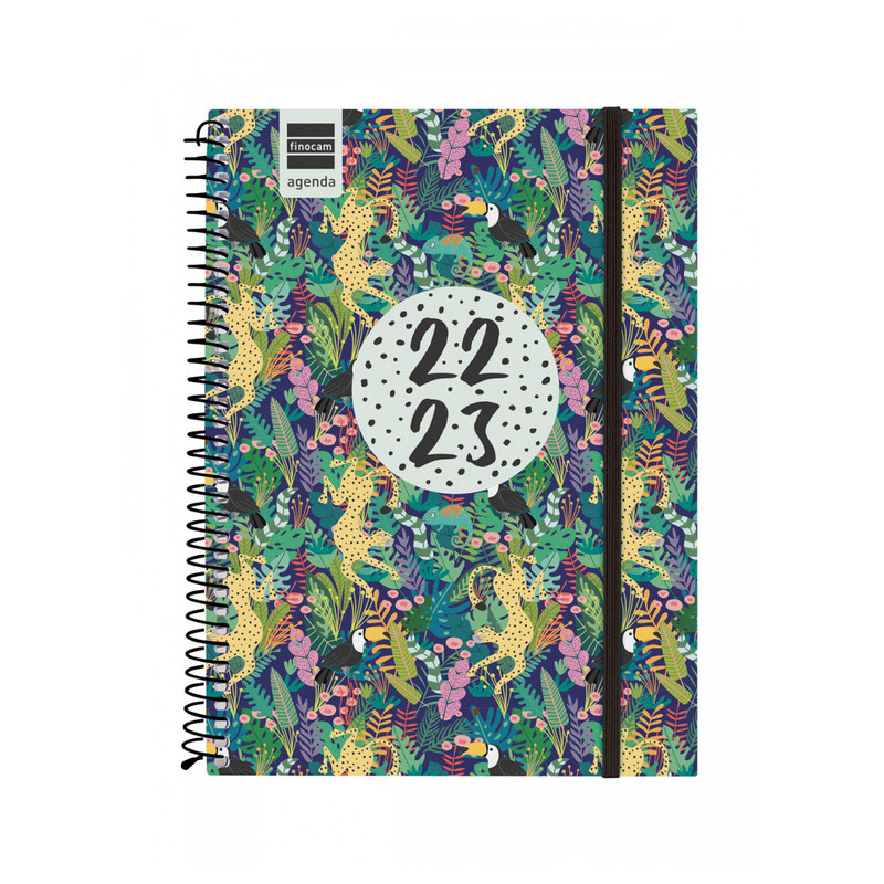 AGENDA ESPIRAL ESCOLAR FINOCAM22 SECUNDARIA PANTER 1/4 SVH 22-23+ 4º - 155X212 634203623