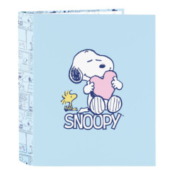 CARPETA F. 4 ANILLAS 35MM LOMO ANCHO SNOOPY "LOVE" SAFTA25 ENERO 512539657