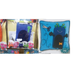 JUEGO COJIN FIELTRO PARA COSER 25CM SNIP 681012 ^