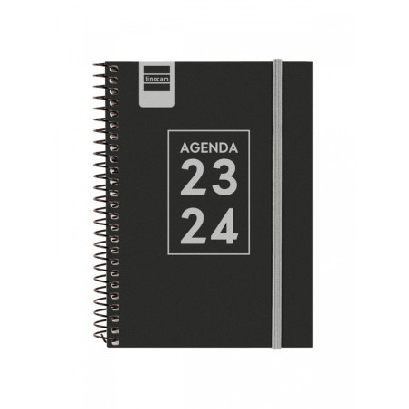 AGENDA ESCOLAR FINOCAM23  SECUNDARIA SVH 23-24 NEGRO+ 8º - 120*164 634224024
