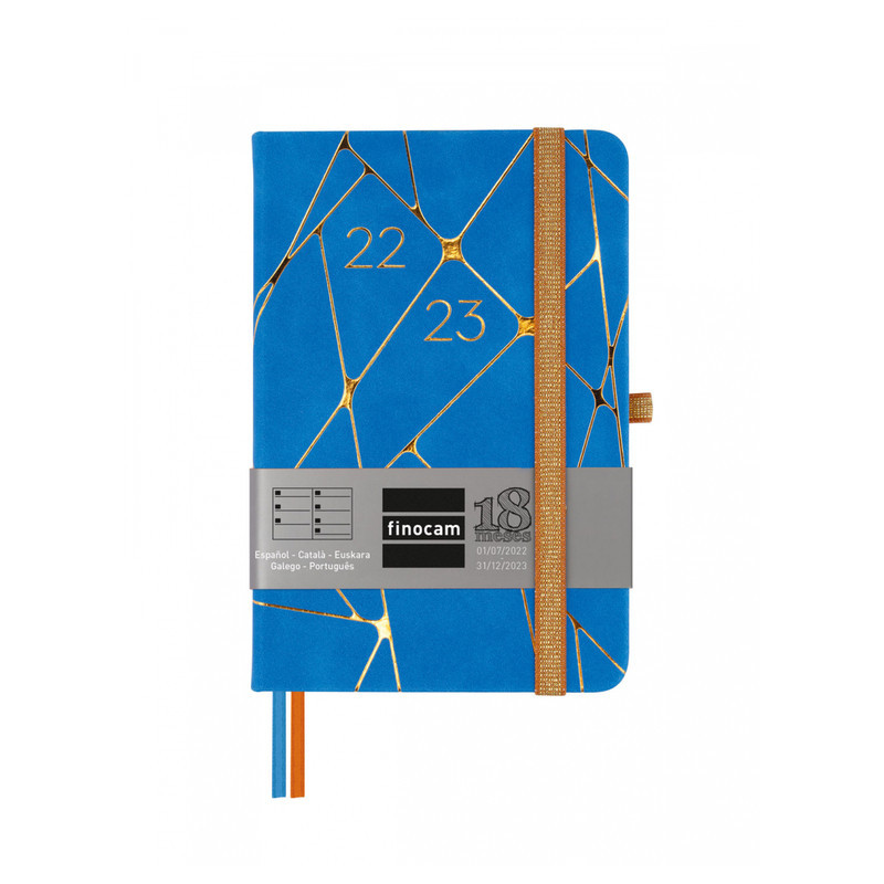 AGENDA ENCUADERNADA ESCOLAR FINOCAM22 18 MESES GEOMETRIC M3 SVH 22-23+ M3 - 100X150 636120823