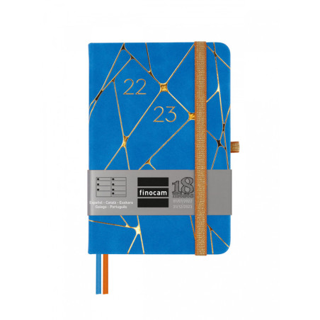 AGENDA ENCUADERNADA ESCOLAR FINOCAM22 18 MESES GEOMETRIC M3 SVH 22-23+ M3 - 100X150 636120823