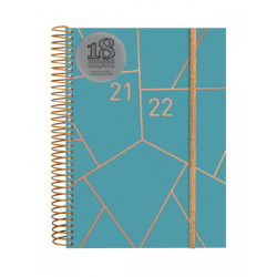 AGENDA ESCOLAR FINOCAM21 18M.ESPIRAL GEOMETRIC E102DP21-22+ 636220822