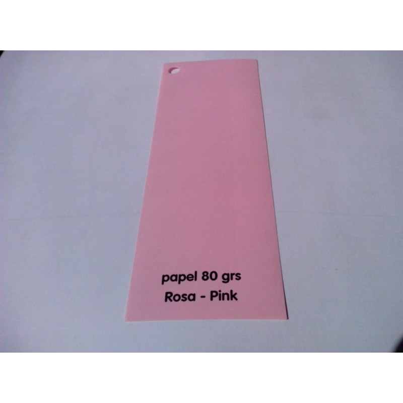 PAQUETE REPRO A-4 80G FABRISA ROSA (PINK 108) 100H