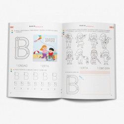 RUBIO ESCRITURA MAYUSCULAS Nº  2B    +4 AÑOS