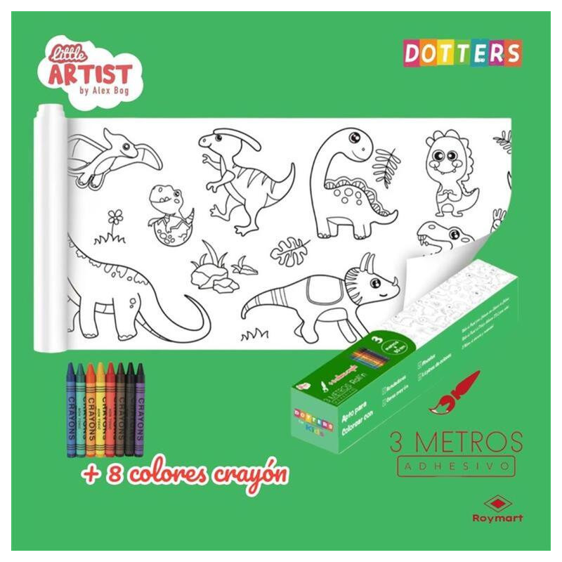 POSTER PARA PINTAR 3M TROQUELADO ALEX BOG AB-0886 2 MOD SURTIDOS UNIDAD