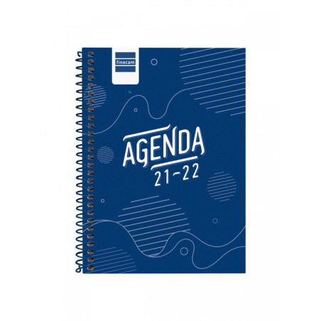AGENDA ESCOLAR FINOCAM21 COOL 1/8 SV 21-22 AZUL+ 645000122