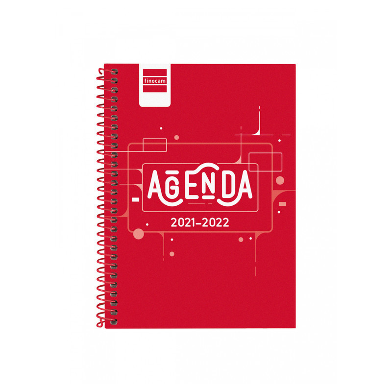 AGENDA ESCOLAR FINOCAM21 COOL 1/8 SV 21-22 ROJO+ 645000222