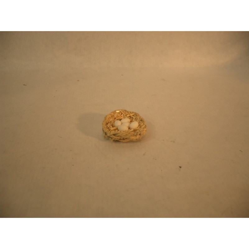 CESTA ESPARTO CON HUEVOS 817 ^