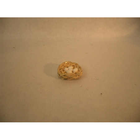 CESTA ESPARTO CON HUEVOS 817 ^