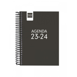 AGENDA ESCOLAR FINOCAM23  COOL 1DP 23-24 NEGRO+ 8º - 120*164 645020324