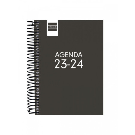 AGENDA ESCOLAR FINOCAM23  COOL 1DP 23-24 NEGRO+ 8º - 120*164 645020324