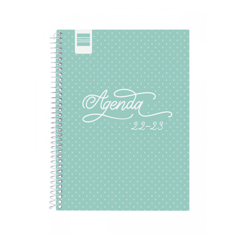 AGENDA ESPIRAL ESCOLAR FINOCAM22 COOL 1/4 SVH 22-23 TURQUESA+ 4º - 155X212 645040523