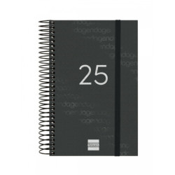 AGENDA ANUAL FINOCAM25 YEAR E5 (117*181) 1DP 2025 NEGRO+ 741096025