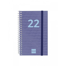 AGENDA ESPIRAL ANUAL YEAR E3 SV 2022 AZUL+ FINOCAM22 741421022