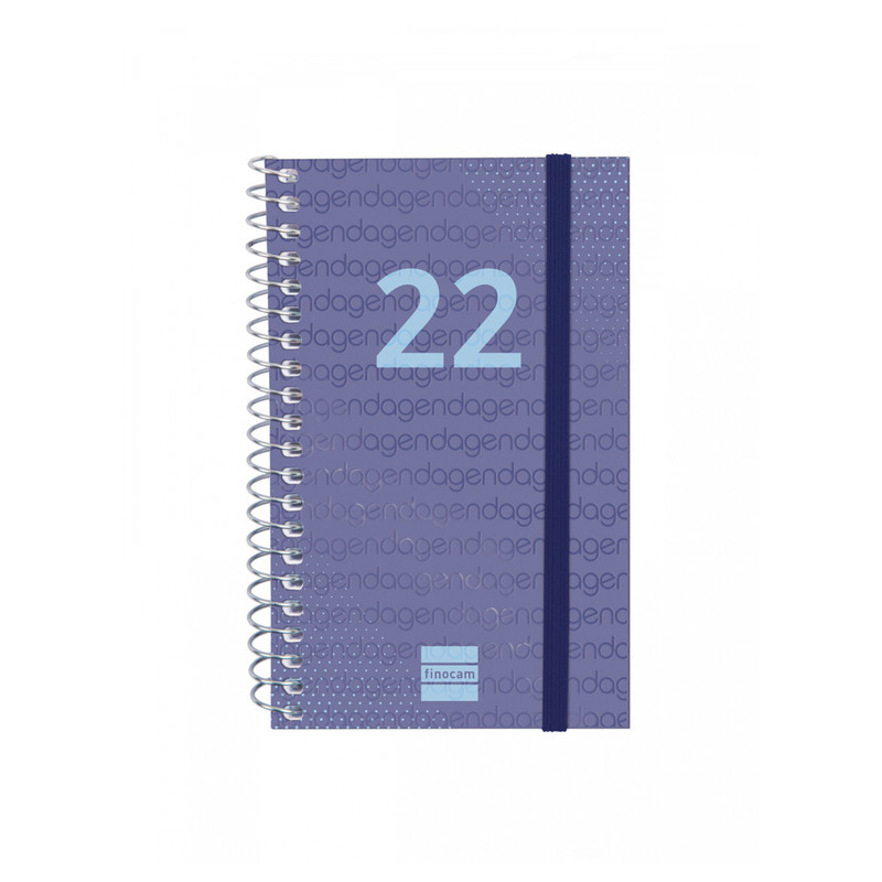 AGENDA ESPIRAL ANUAL YEAR E3 SV 2022 AZUL+ FINOCAM22 741421022