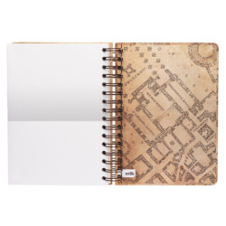 CUADERNO ESPIRAL HARRY POTTER C/GOMA MAPA MERODEADOR ERIK CTFBA50030