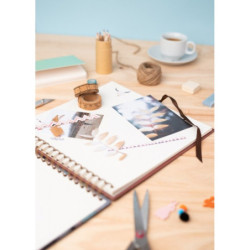 ALBUM FOTOS ERIK 26*26 40 PAGINAS CARTULINA VINTAGE TRAVEL SAF002