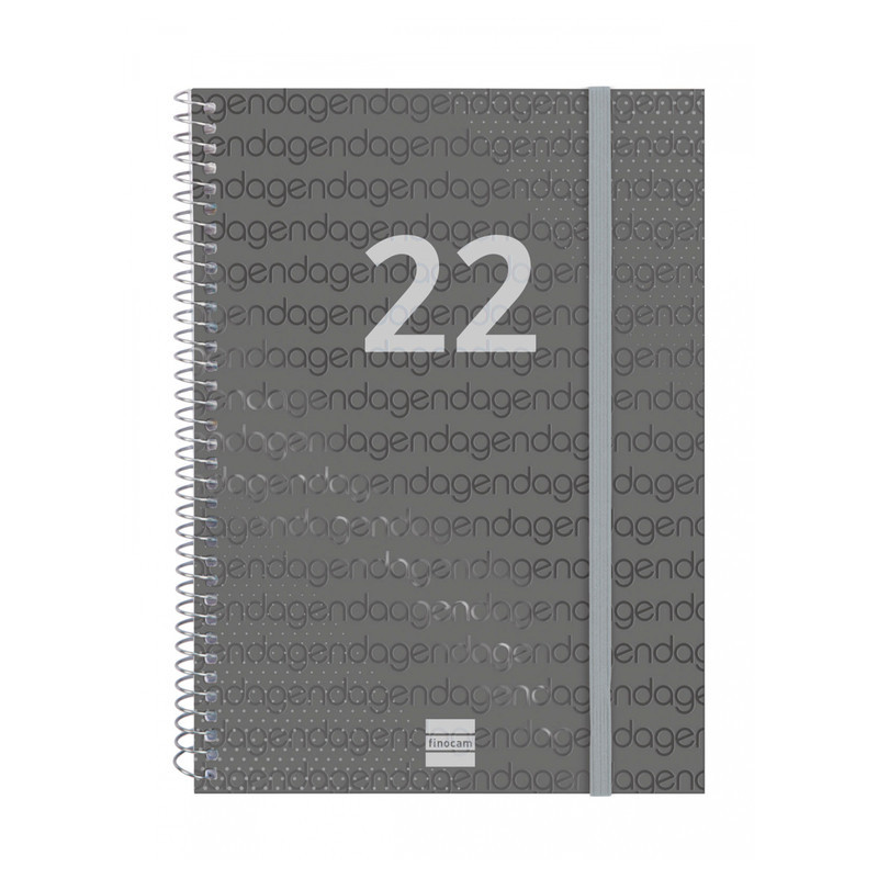 AGENDA ESPIRAL ANUAL YEAR E10 SV 2022 NEGRO+ FINOCAM22 741456022