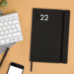 AGENDA ENCUADERNADA ANUAL MARA Y10 1DP 2022 NEGRO+ FINOCAM22 621166022