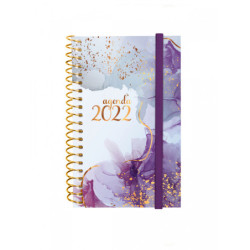 AGENDA ESPIRAL ANUAL DESIGN COL.E3 SV 2022 GOLDY+ FINOCAM22 742202622