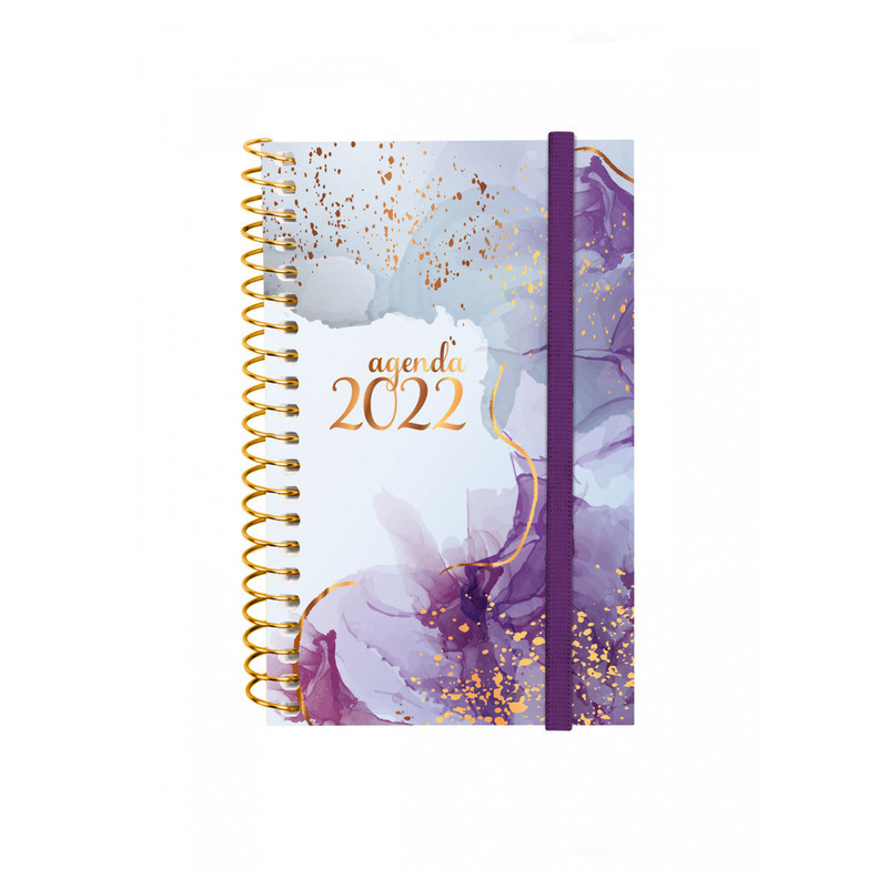 AGENDA ESPIRAL ANUAL DESIGN COL.E3 SV 2022 GOLDY+ FINOCAM22 742202622