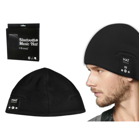 AURICULARES I-TOTAL GORRO C/BLUETOOTH NEGRO CM3015 ^