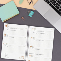 AGENDA ESPIRAL ANUAL YEAR E10 SV 2022 AZUL+ FINOCAM22 741451022