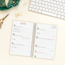 AGENDA ESPIRAL ANUAL DESIGN COL.E5 SV 2022 IMPOSIBLE+ FINOCAM22 742212522